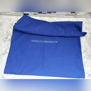 Rebecca Minkoff Large Blue Drawstring Dust Bag